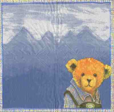 Teddy mit Lederhose  (E-2)